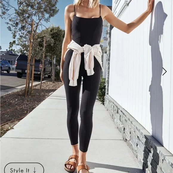 NEW L*space Black active Jumpsuit - Picture 1 of 7